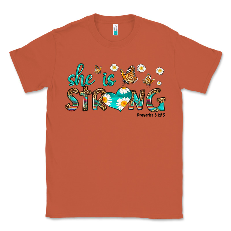 She Is Strong Classic Tee by HRA Design Shop | Teevron