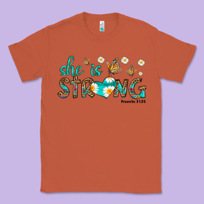 She Is Strong Classic Tee Designed By Hra Design Shop