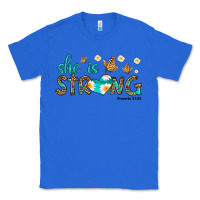 True Royal she is strong Classic Tee - HRA Design Shop