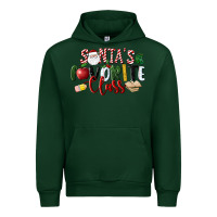 Forest Green Santa's Favorite Class Christmas Urban Hoodie - LillyAllenDesigns