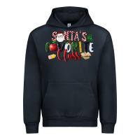 Navy Santa's Favorite Class Christmas Urban Hoodie - LillyAllenDesigns