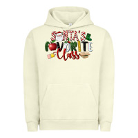 Pigment Pistachio Santa's Favorite Class Christmas Urban Hoodie - LillyAllenDesigns