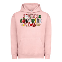 Pigment Salmon Santa's Favorite Class Christmas Urban Hoodie - LillyAllenDesigns