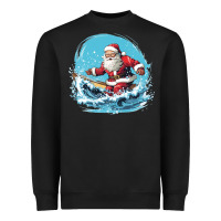 Black happy santa Heavyweight Sweatshirt - Unal Design