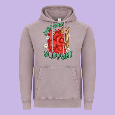 Vintage Hoodie emotional support