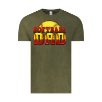 Vintage Olive softball dad Vintage Tee - Zillion Design Studio
