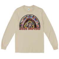 Mushroom autism awareness Long Sleeve Tee - SublimationCraftShop
