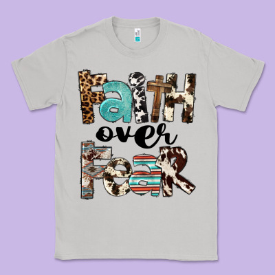 Faith Over Fear Classic Tee Designed By Fadigitalartstudio