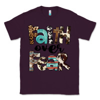 Plum Faith Over Fear Classic Tee - FaDigitalArtStudio