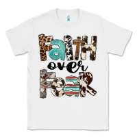 White Faith Over Fear Classic Tee - FaDigitalArtStudio