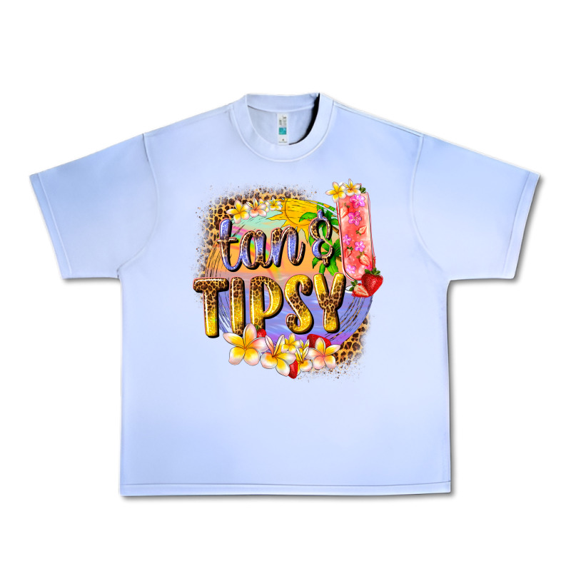 Tan Tipsy Summer Urban Heavy Tee by texasbilliewilder | Teevron