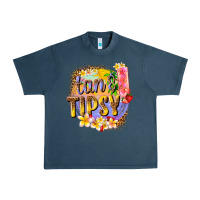 Midnight Navy tan tipsy summer Urban Heavy Tee - texasbilliewilder