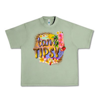Oil Green tan tipsy summer Urban Heavy Tee - texasbilliewilder