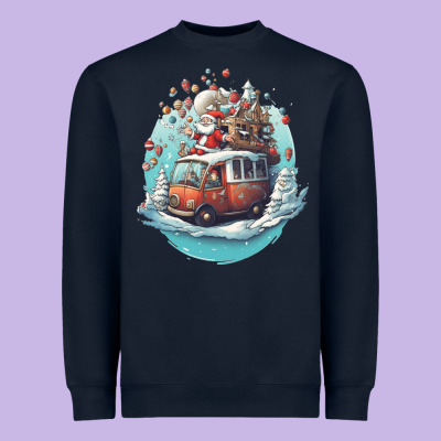 Heavyweight Sweatshirt happy santa