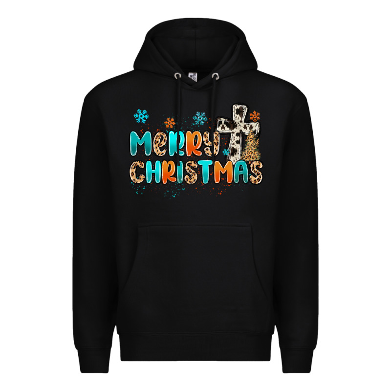 Western Merry Christmas Premium Hoodie by MaliasSmallBusiness | Teevron