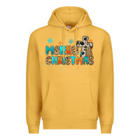 Mustard western merry christmas Premium Hoodie - MaliasSmallBusiness