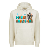 Oatmeal Heather western merry christmas Premium Hoodie - MaliasSmallBusiness