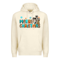 Sandshell western merry christmas Premium Hoodie - MaliasSmallBusiness