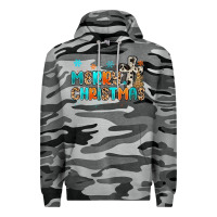 Slate Camo western merry christmas Premium Hoodie - MaliasSmallBusiness