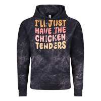 Cloud Black i'll just have the chicken tenders Vintage Hoodie - MaliasSmallBusiness