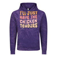 Cloud Purple i'll just have the chicken tenders Vintage Hoodie - MaliasSmallBusiness