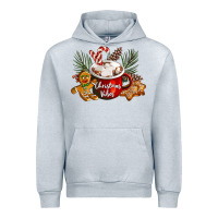 Heather Grey christmas vibes hot cocoa Urban Hoodie - LillyAllenDesigns