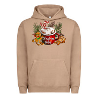 Pigment Burro christmas vibes hot cocoa Urban Hoodie - LillyAllenDesigns
