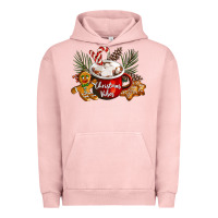 Pigment Salmon christmas vibes hot cocoa Urban Hoodie - LillyAllenDesigns