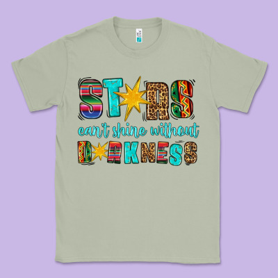Stars Cant Shine Without Darkness Classic Tee Designed By Hra Design Shop