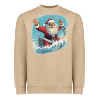 Mushroom happy santa Heavyweight Sweatshirt - Unal Design