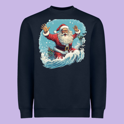 Heavyweight Sweatshirt happy santa