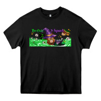 Black Too Cute To Spook Baby Orangutan Heavy Core Tee - LillyAllenDesigns
