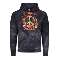 Cloud Black hippie soul Vintage Hoodie - MaliasSmallBusiness