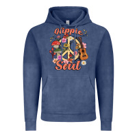 Vintage Denim hippie soul Vintage Hoodie - MaliasSmallBusiness