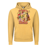 Vintage Mustard hippie soul Vintage Hoodie - MaliasSmallBusiness