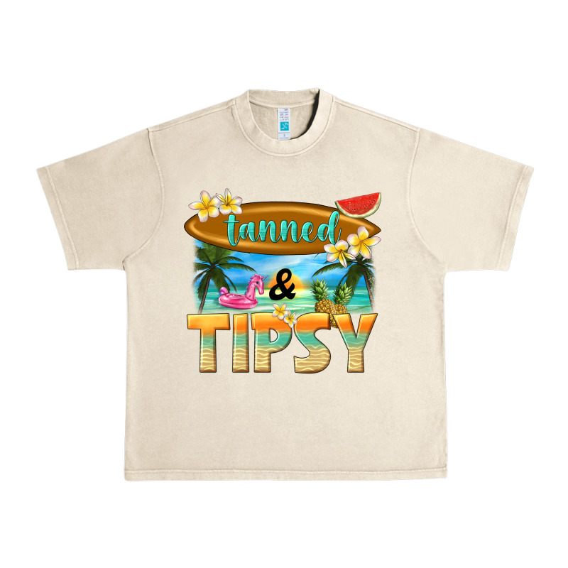 Tanned And Tipsy Urban Heavy Tee by texasbilliewilder | Teevron