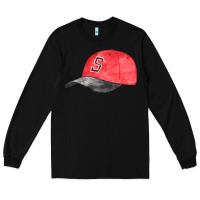 Black red softball cap fa element Long Sleeve Tee - FaDigitalArtStudio