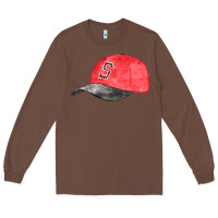 Chestnut red softball cap fa element Long Sleeve Tee - FaDigitalArtStudio