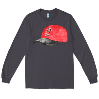 Smoke red softball cap fa element Long Sleeve Tee - FaDigitalArtStudio