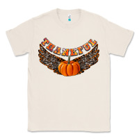 Natural Thankful Classic Tee - CowhideDigitalArt