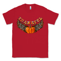 Red Thankful Classic Tee - CowhideDigitalArt
