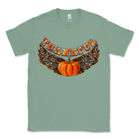 Sage Thankful Classic Tee - CowhideDigitalArt