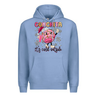 Colony Blue conchita it's cold outside Premium Hoodie - MaliasSmallBusiness