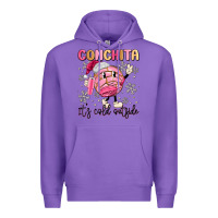 Purple conchita it's cold outside Premium Hoodie - MaliasSmallBusiness