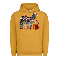Pigment Peanut Butter Christmas Zebra Baby And Mama Urban Hoodie - LillyAllenDesigns