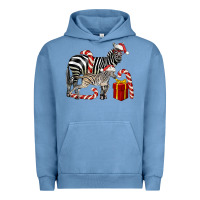 Christmas Zebra Baby And Mama Urban Hoodie | Teevron