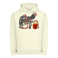 Pigment Pistachio Christmas Zebra Baby And Mama Urban Hoodie - LillyAllenDesigns
