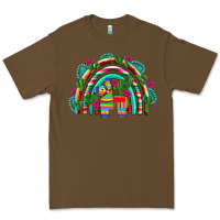 Cacao mexican pinata rainbow Premium Tee - Artiststas