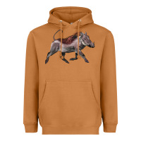 Meerkat Warthog Illustrations Heavyweight Hoodie - LillyAllenDesigns