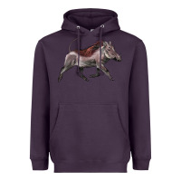 Plum Warthog Illustrations Heavyweight Hoodie - LillyAllenDesigns